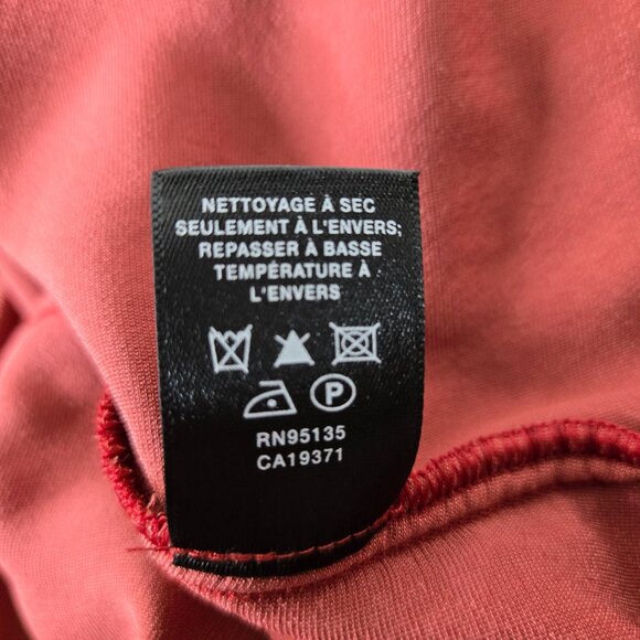 Lafayette 148 Velvet Top S Silk Burnt Orange Bell Sleeve Loose Fit Dressy Flowy - Picture 10 of 14